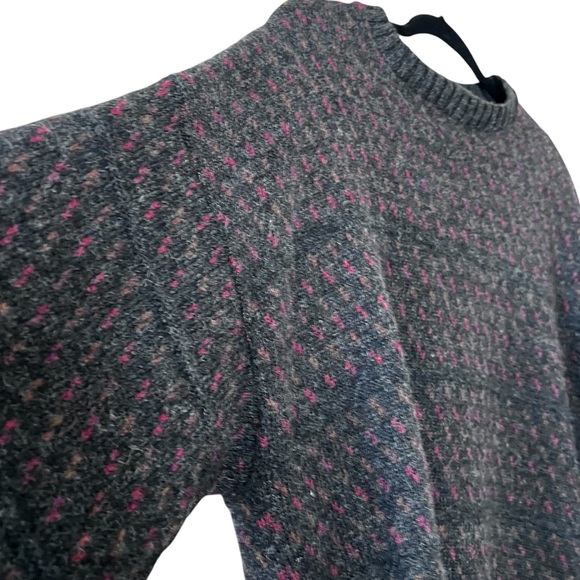 Vintage Lord Jeff The Moors 100% Scottish Wool Crewneck Sweater size XL - Picture 5 of 14